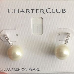 Charter Club Pearl Earrings